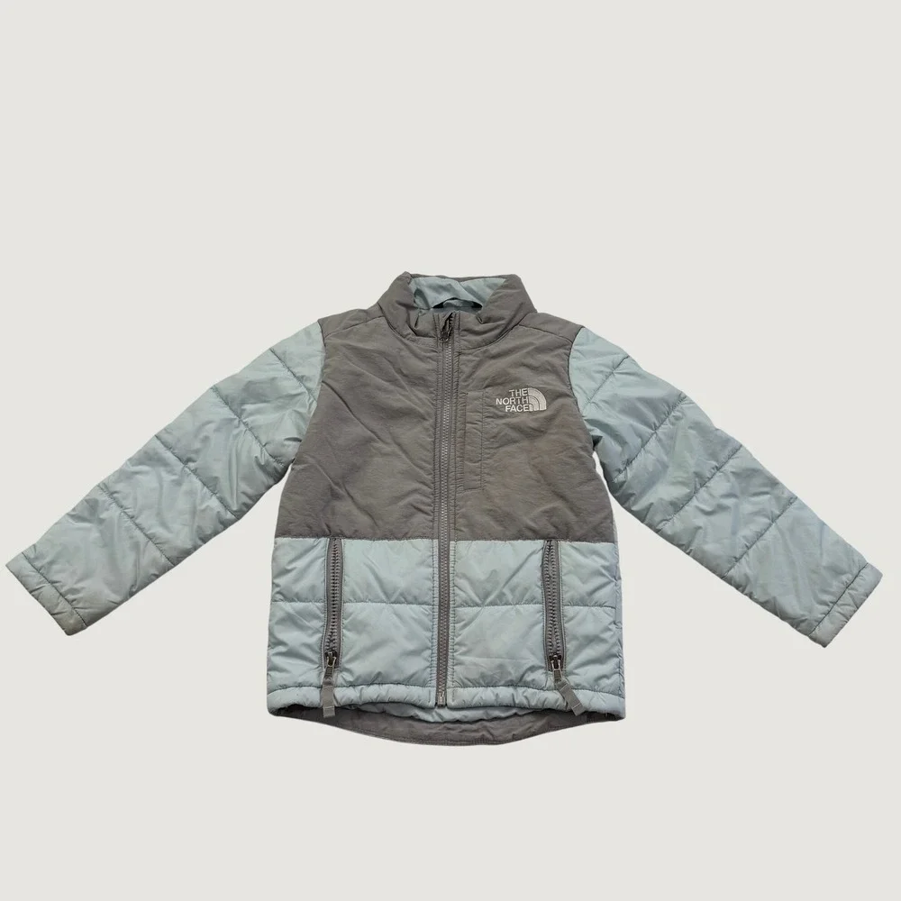 The North Face Youth XXS 5 Blue Gray Insulated Puffer Jacket Mix N Match